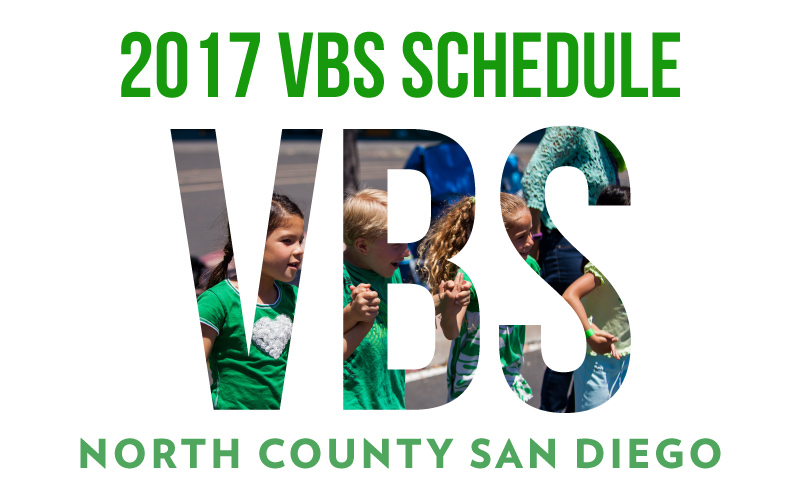 2017 VBS Schedule